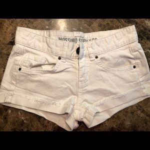 Mossimo Jean shorts white size 3